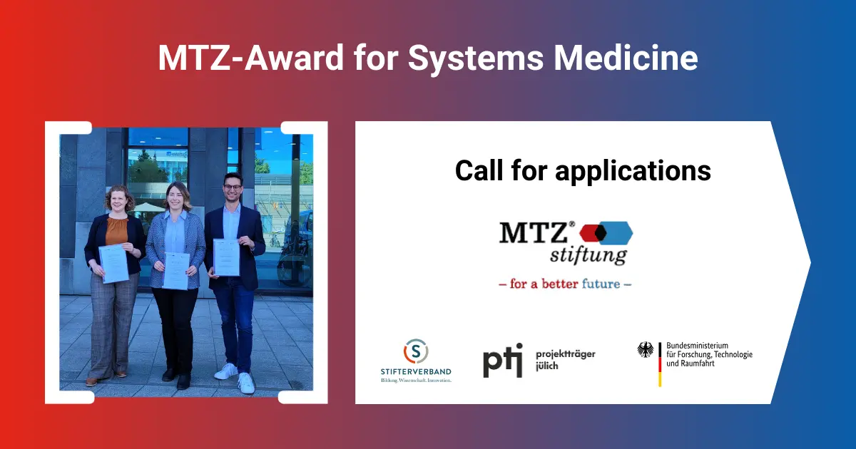 MTZ-Award 2026 - Call for applications open!